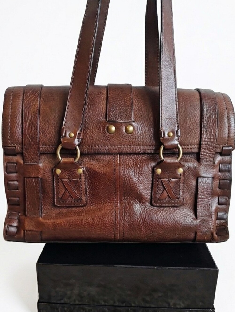 Coach 2007 Legacy Thompson Karee Flap Bag 11375 | Archival Mahogany - Picture 7 of 11